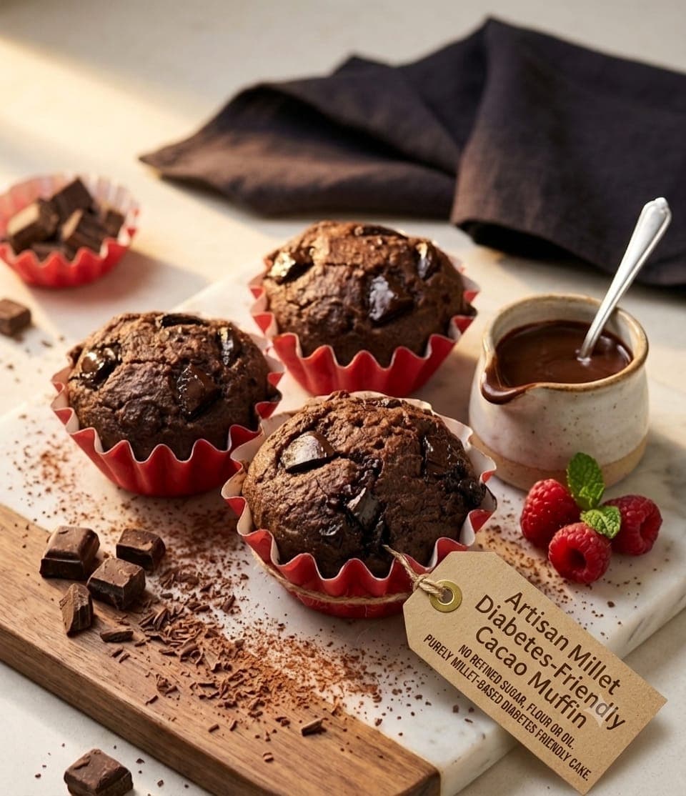 Double Chocolate Atta Cake